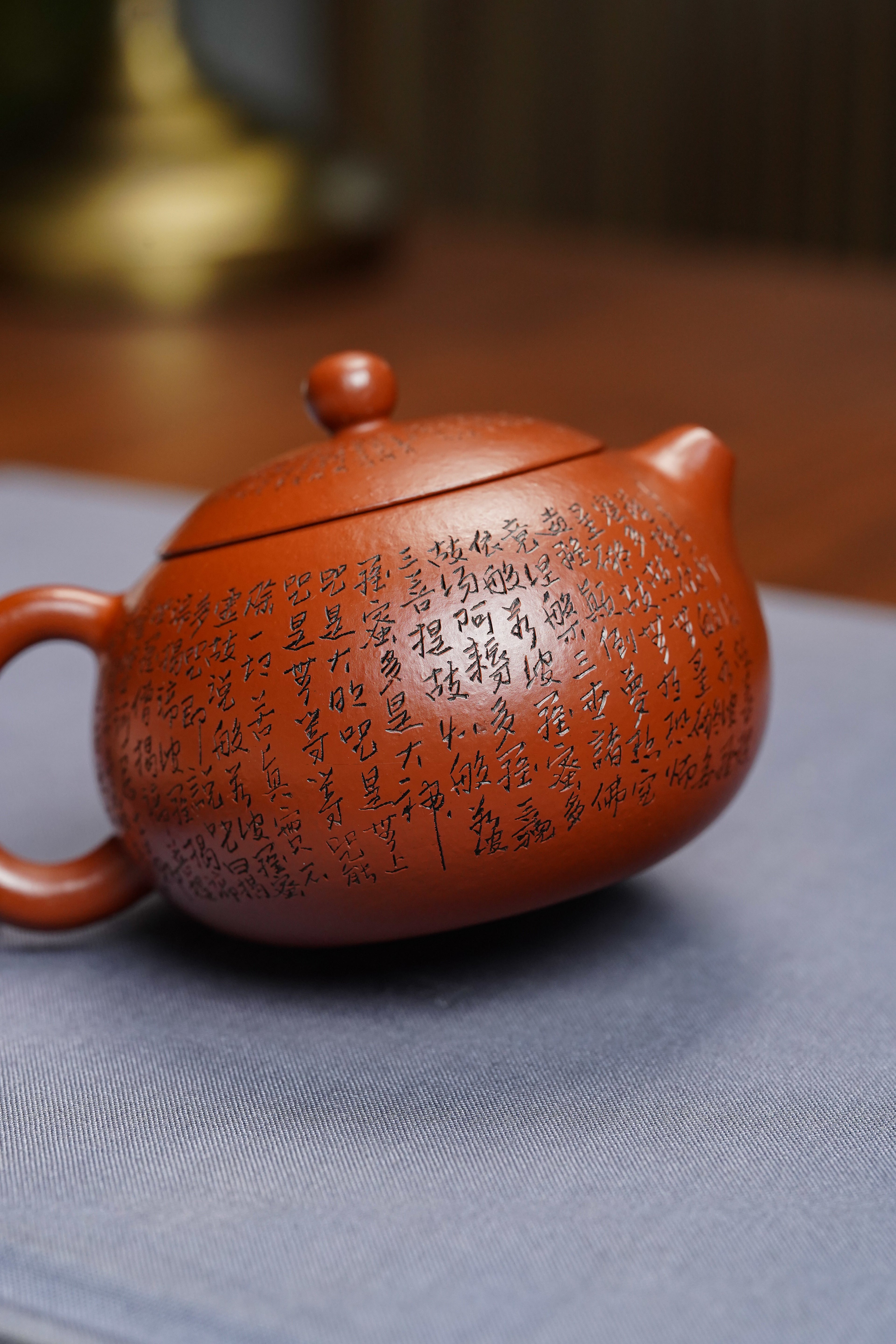 香港大拍31万佳作·紫砂界心经巨匠·郑求标大师恭刻双心经➕吉祥经《六合西施》极具收藏价值重器👍（单个价）