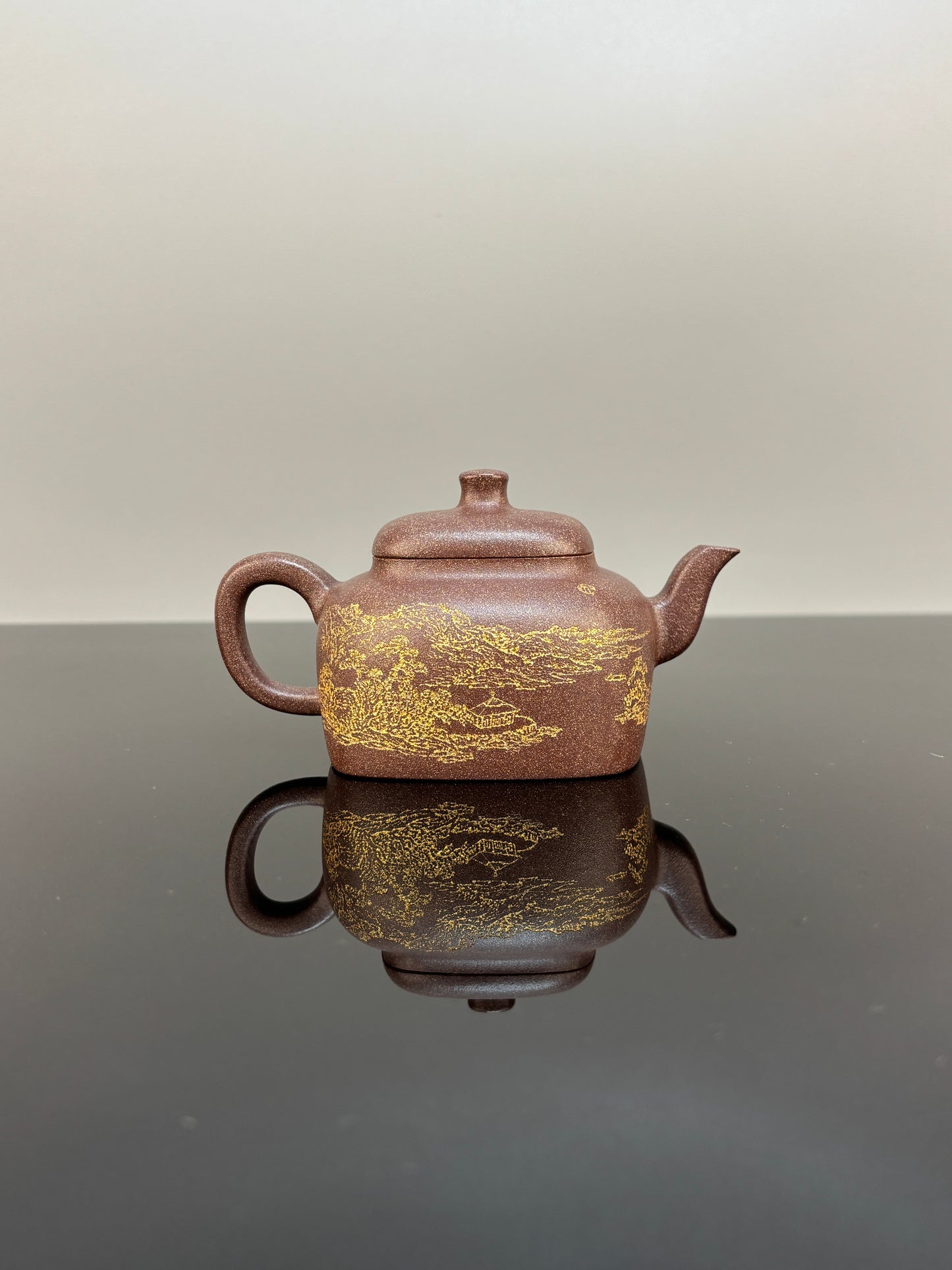 耿浩～陈宏林 强强联合巅峰之作《同尘壶》原矿极品桂花金砂·190cc