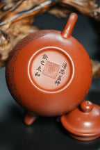 新品❤️立之紫砂 礼藏至尊｜储立之大师 中国陶瓷艺术终身成就奖获得者 典藏重器【大亨掇球壶】原矿优质红泥·180cc