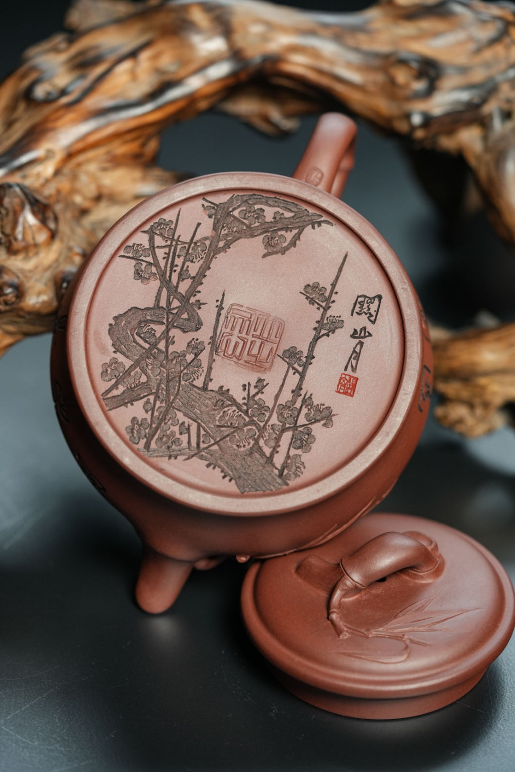 新品❤️立之紫砂 礼藏至尊｜储立之大师 中国陶瓷艺术终身成就奖获得者 典藏重器【幽篁壶】原矿优质老紫泥·260cc
