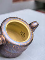 范泽锋大师高徒·省大师邱爽紫砂潜力重器【步步高升壶】原矿优质本山绿泥·330cc（紫晶贝壳烧）