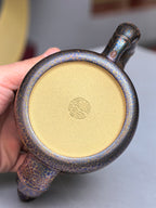 范泽锋大师高徒·省大师邱爽紫砂潜力重器【步步高升壶】原矿优质本山绿泥·330cc（紫晶贝壳烧）