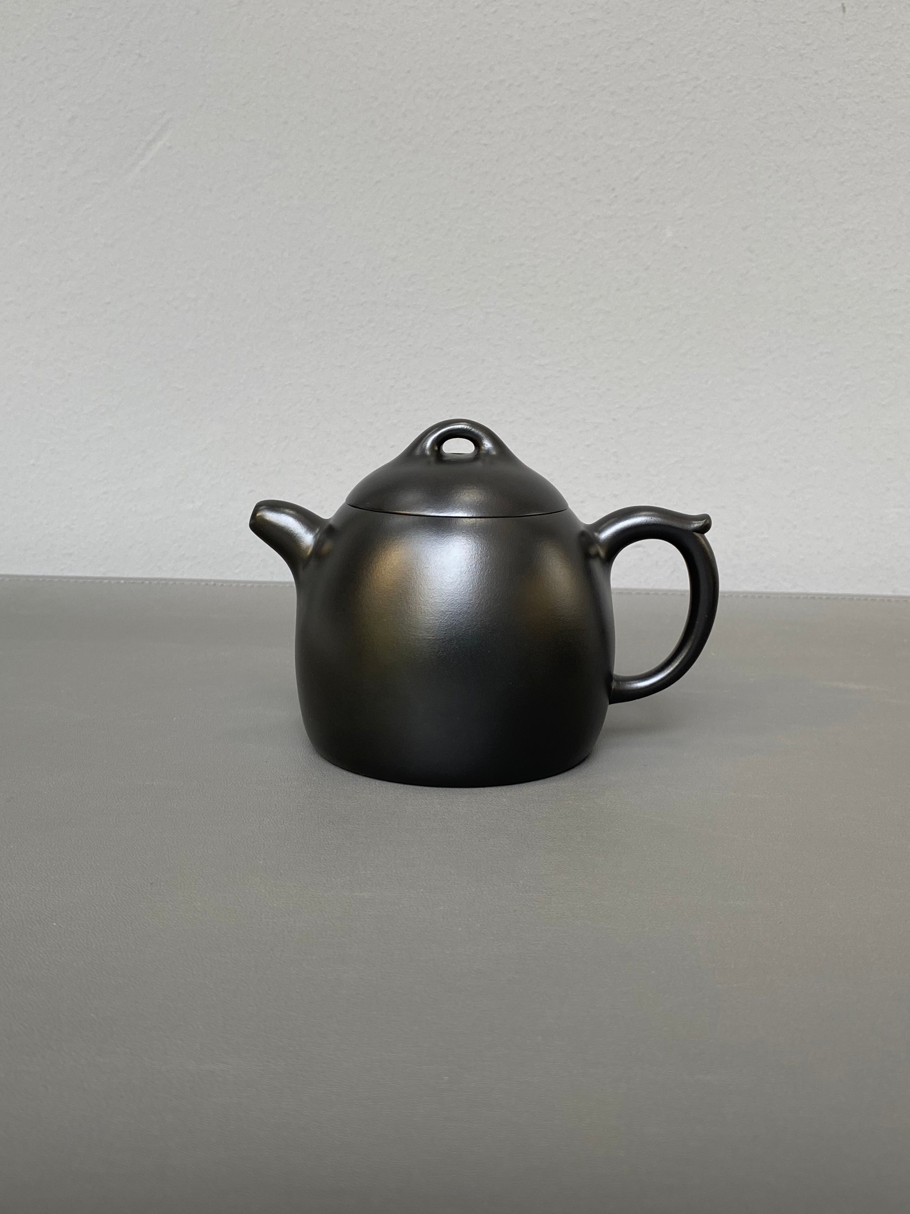 新品❤️范泽锋大师高徒·省大师邱爽紫砂潜力重器【秦权壶】原矿优质紫泥还原烧·280cc