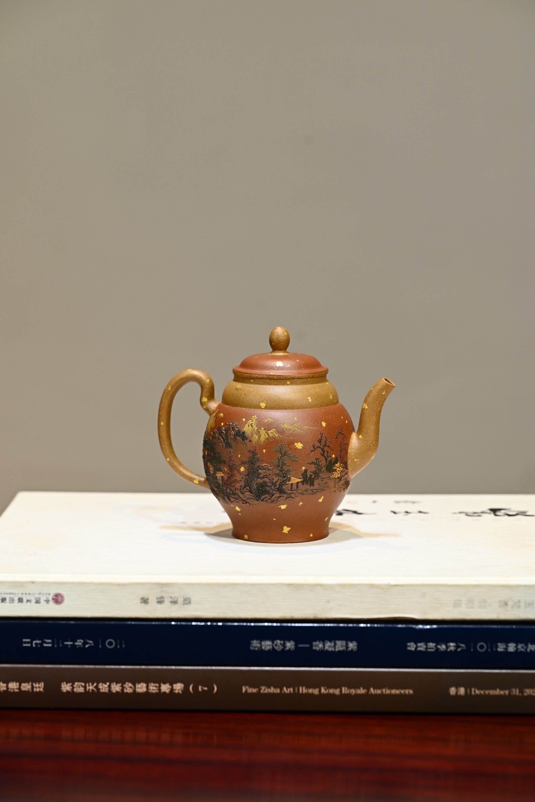 饮悦· 全手工 /六届全手工大赛一等奖高工施昌作品 /容量250cc/原矿段泥洒金