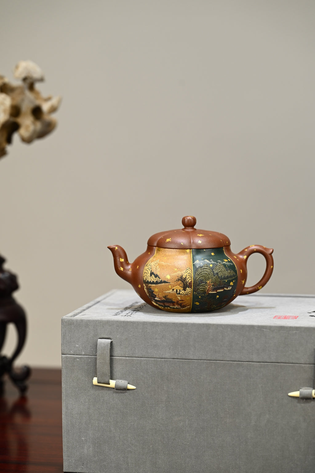 锦瓜·春夏秋冬·全手工/六届全手工大赛一等奖高工施昌作品 /容量280cc/原矿底槽清