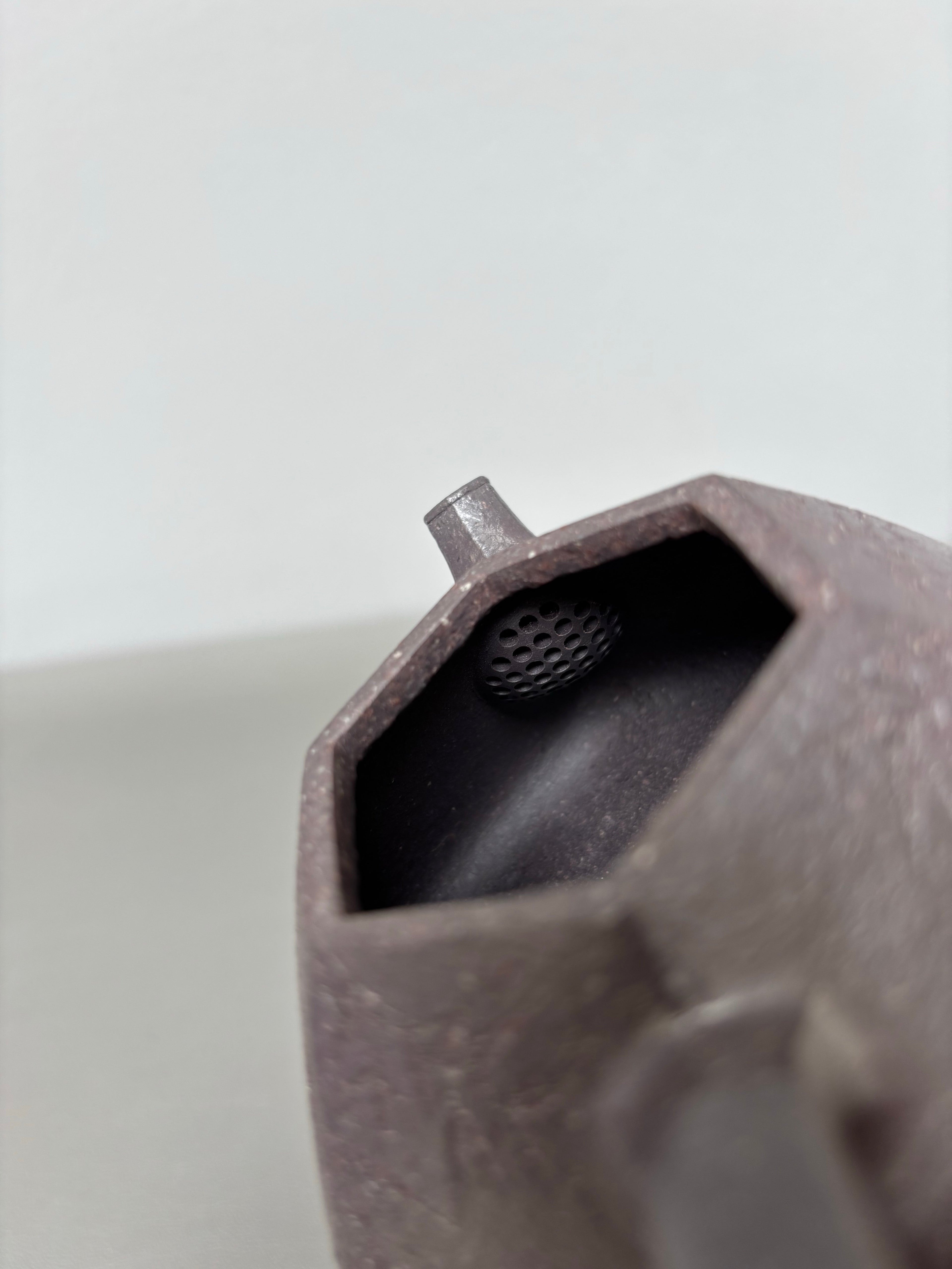 耿浩方壶 礼藏双绝🇨🇳 紫砂80后方器巨匠·耿浩巅峰之作《心舟石瓢壶》原矿极品天清泥·190cc