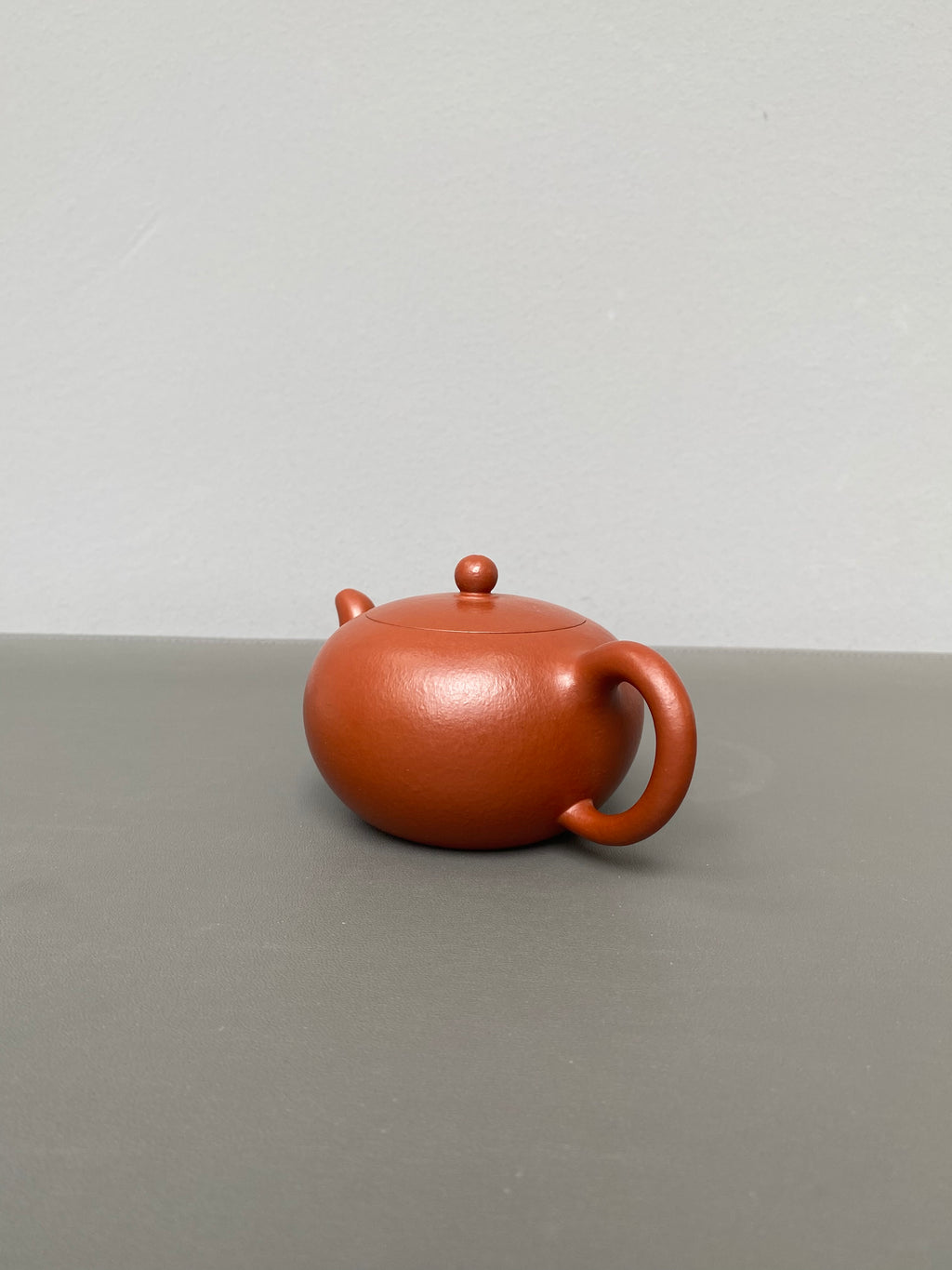 范泽锋大师高徒·省大师邱爽紫砂潜力重器【一粒珠壶】原矿优质粗砂朱泥·200cc