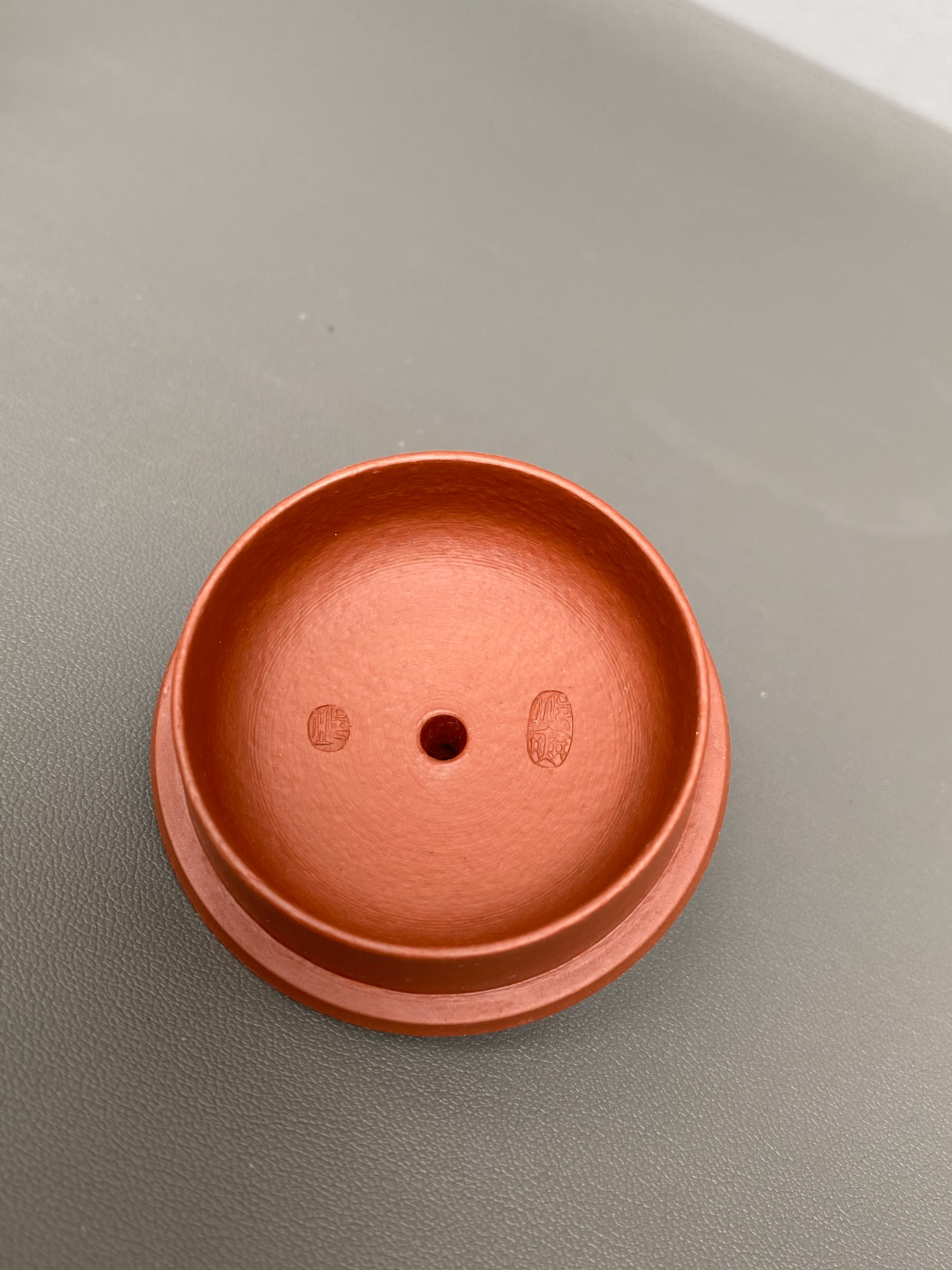 范泽锋大师高徒·省大师邱爽紫砂潜力重器【一粒珠壶】原矿优质粗砂朱泥·200cc
