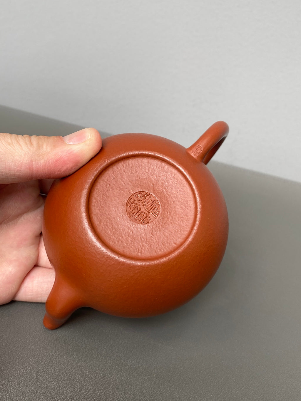 范泽锋大师高徒·省大师邱爽紫砂潜力重器【一粒珠壶】原矿优质粗砂朱泥·200cc