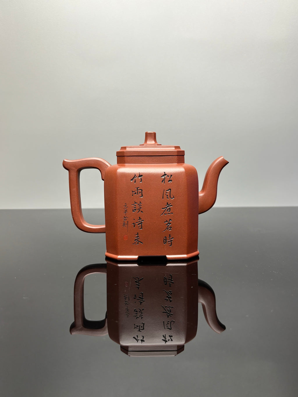 【重器藏品】江建翔大师高徒·杜益君高端系列·松鹤延年《福鼎八方》原矿优质底槽青·500cc大品