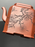 【重器藏品】江建翔大师高徒·杜益君高端系列·松鹤延年《福鼎八方》原矿优质底槽青·500cc大品