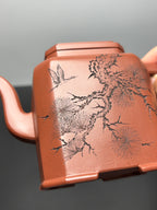 【重器藏品】江建翔大师高徒·杜益君高端系列·松鹤延年《福鼎八方》原矿优质底槽青·500cc大品