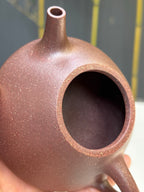 新品❤️范泽锋大师高徒·省大师邱爽紫砂潜力重器【子冶石瓢】原矿优质紫玉金砂·220cc