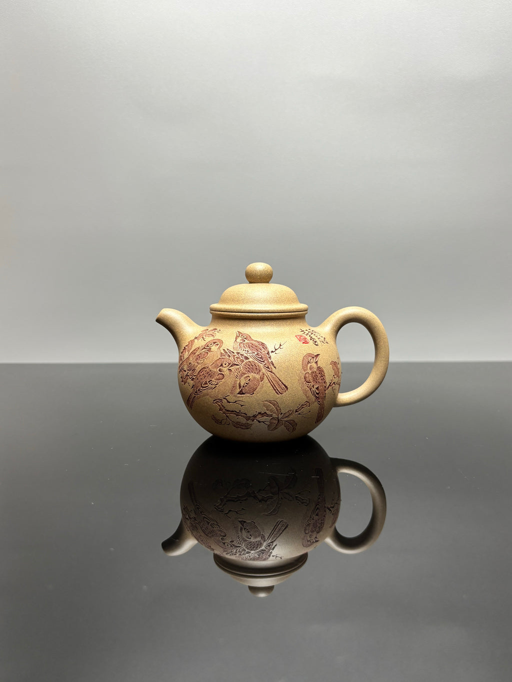 新品❤️🇨🇳杨喜雨大师陶刻巅峰臻品《掇球壶》礼藏双宜传世重器！五福临门原矿优质段泥·280cc