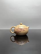 新品❤️宋元工笔，刀刀见骨，中华神刀·刻绘巅峰 🇨🇳杨喜雨大师陶刻巅峰臻品《西施壶》原矿优质段泥·330cc