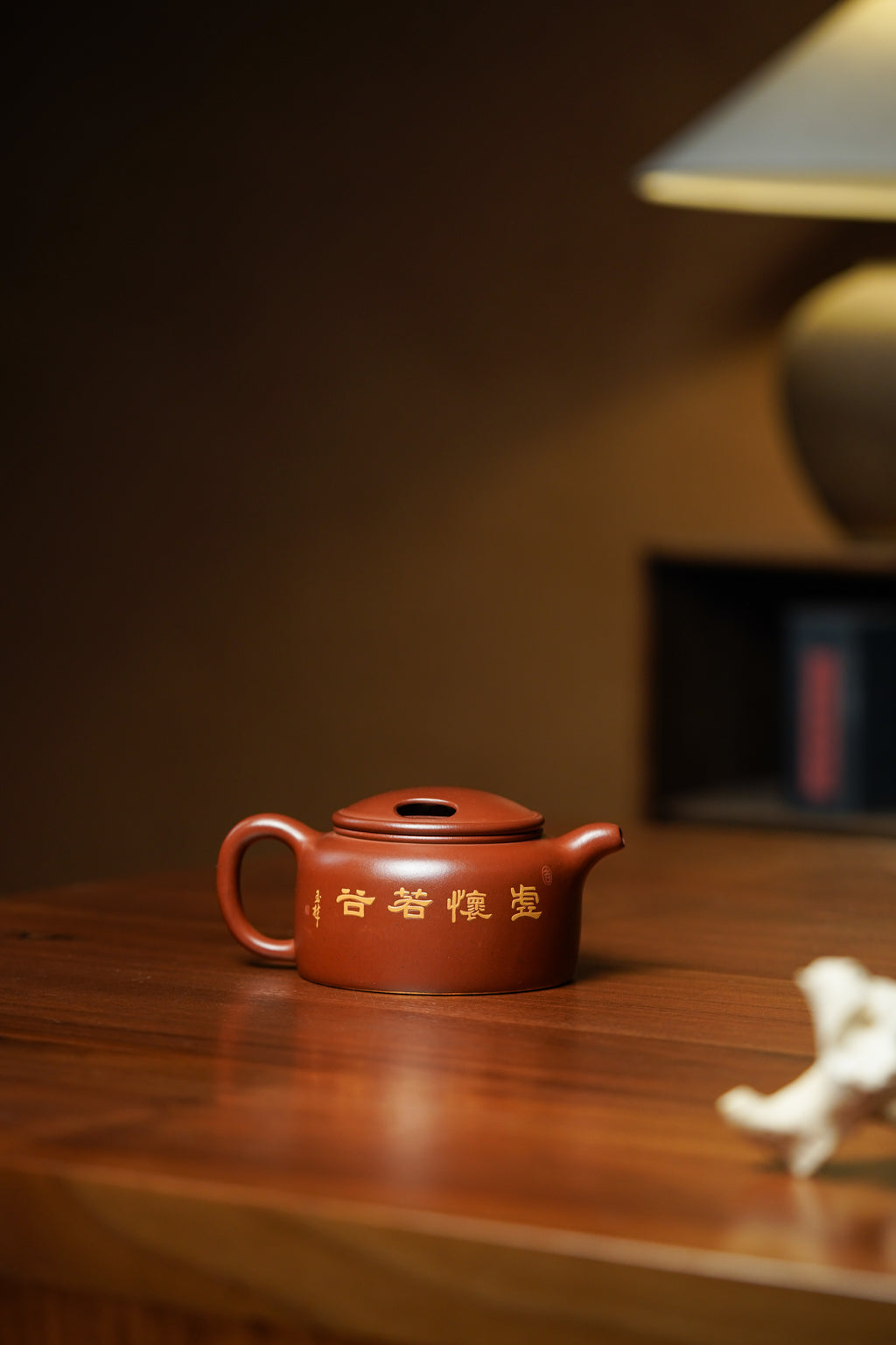 重器新品👍双宗师合璧·紫砂史巅峰 🇨🇳 紫砂界天花板｜何光宏·邱玉林联袂创作《牛盖莲子壶》原矿优质底槽清·260cc