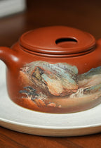 重器新品👍双宗师合璧·紫砂史巅峰 🇨🇳 紫砂界天花板｜何光宏·邱玉林联袂创作《牛盖莲子壶》原矿优质底槽清·260cc