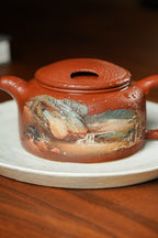 重器新品👍双宗师合璧·紫砂史巅峰 🇨🇳 紫砂界天花板｜何光宏·邱玉林联袂创作《牛盖莲子壶》原矿优质底槽清·260cc