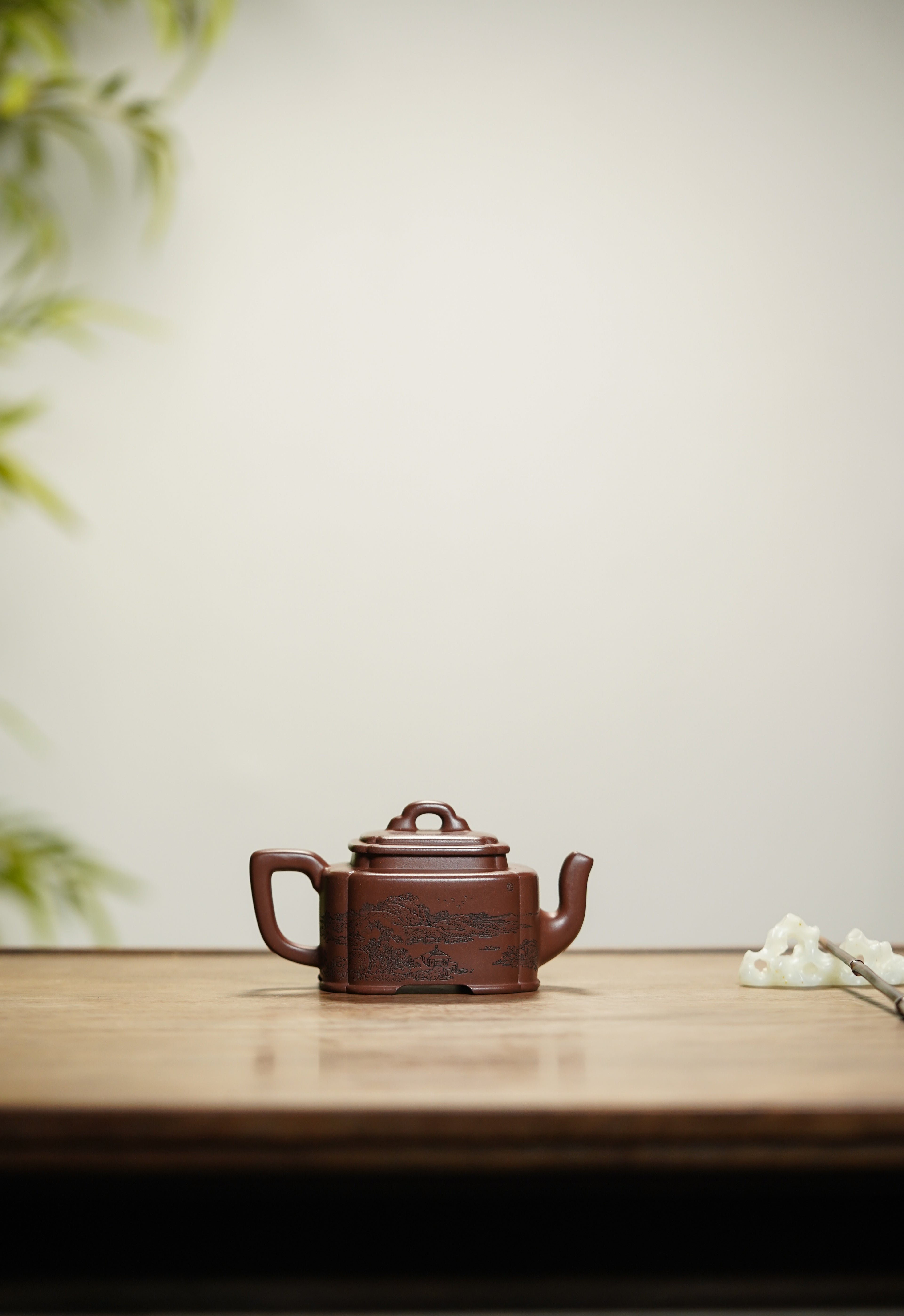 新品首发🧧宏林山水·礼藏天下｜陈宏林大师传世巅峰臻品【 四方桥鼎壶】原矿优质底槽清·180cc
