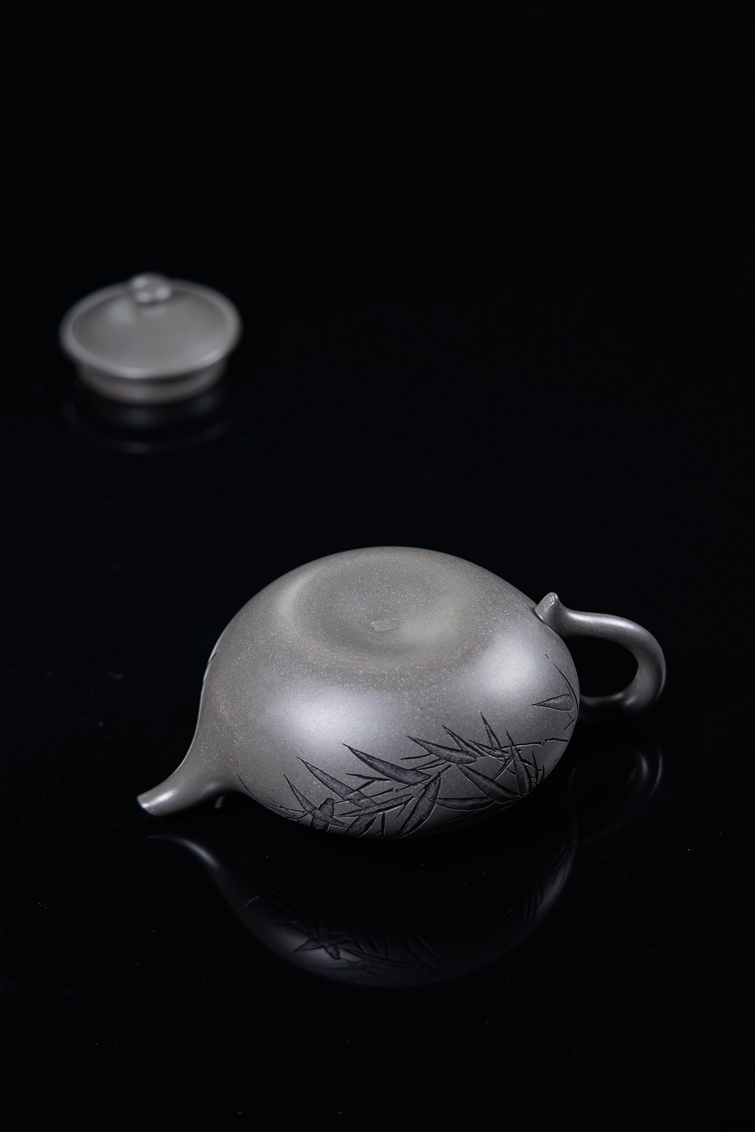 新品❤️立之紫砂 礼藏至尊｜储立之大师 中国陶瓷艺术终身成就奖获得者 典藏重器【灵芝壶】原矿优质青灰段·460cc