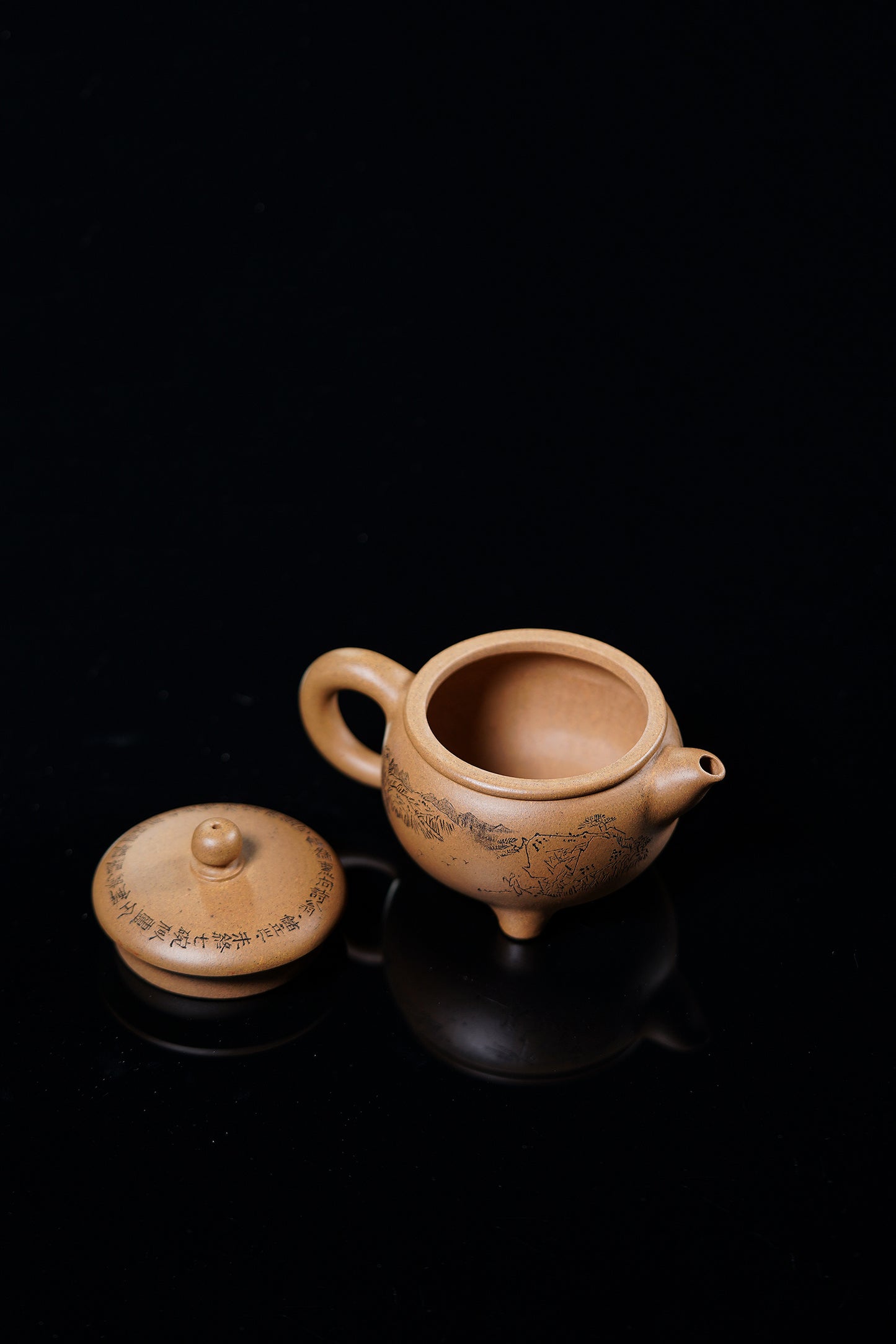 新品❤️立之紫砂 礼藏至尊｜储立之大拍47.8万 中国陶瓷艺术终身成就奖获得者【阳羡山炉壶】原矿优质芝麻段·200cc