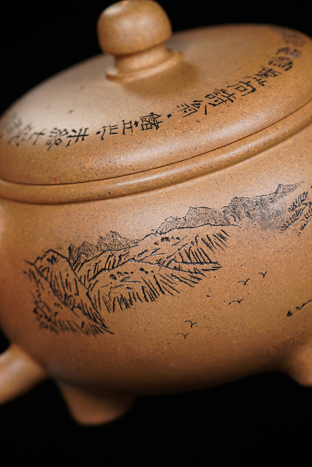 新品❤️立之紫砂 礼藏至尊｜储立之大拍47.8万 中国陶瓷艺术终身成就奖获得者【阳羡山炉壶】原矿优质芝麻段·200cc