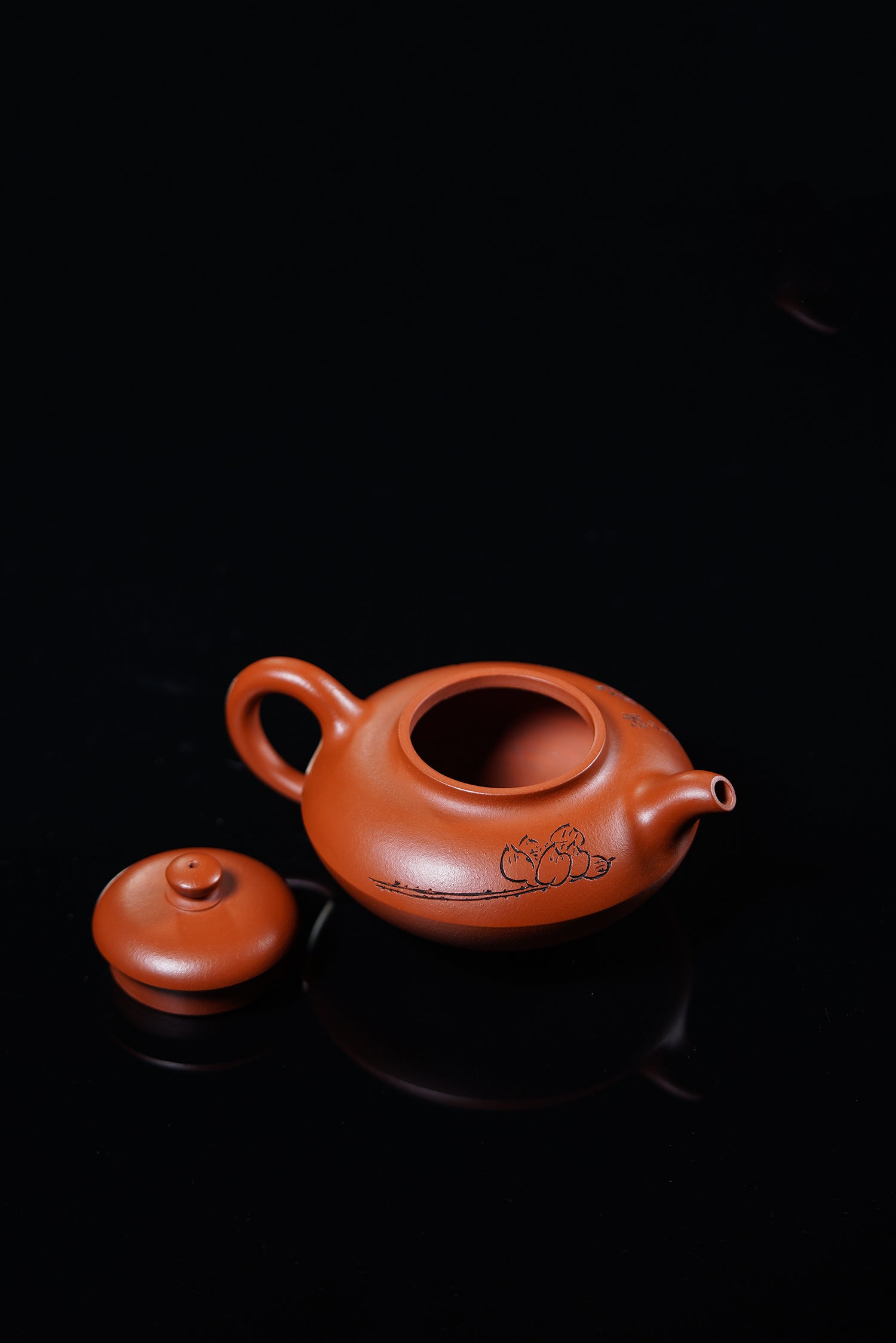 立之紫砂 礼藏至尊｜储立之大拍43.8 中国陶瓷艺术终身成就奖获得者 典藏重器【合欢壶】原矿优质储氏红泥·300cc