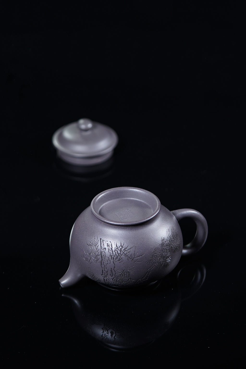 新品❤️国大师 顾绍培➕省大师 储立之合作限量款✨中国陶瓷艺术终身成就奖重器【掇只壶】原矿优质青灰泥·580cc