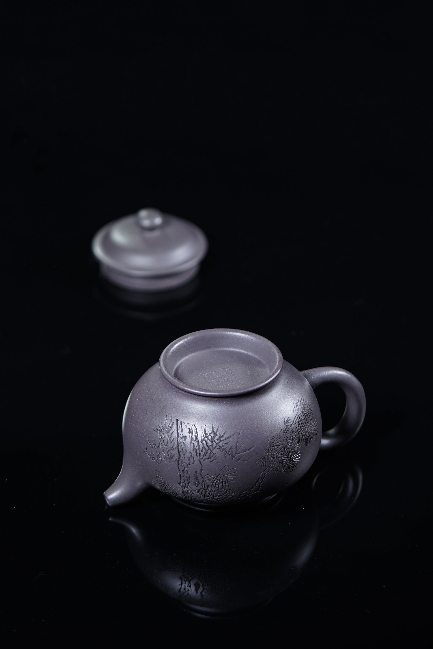 新品❤️国大师 顾绍培➕省大师 储立之合作限量款✨中国陶瓷艺术终身成就奖重器【掇只壶】原矿优质青灰泥·580cc