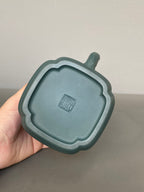 立之紫砂 礼藏至尊｜储立之大师 中国陶瓷艺术终身成就奖获得者 典藏重器【四方竹鼎壶】优质民国绿·620cc
