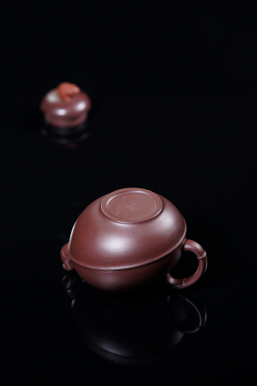 储立之大师 中国陶瓷艺术终身成就奖获得者 典藏重器【竹影蟾踪壶】原矿优质底槽清·300cc