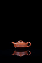 储立之大师 中国陶瓷艺术终身成就奖获得者 典藏重器【扁石壶】原矿优质赤金砂·200cc