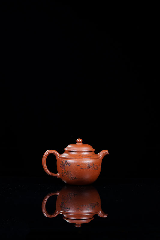 【昌鸿紫砂 礼藏至尊】国大师李昌鸿·臻品福利🧧紫砂泰斗顾景舟传承·双国大师之作【柿容壶】原矿优质降坡泥·280cc