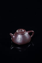 【昌鸿紫砂 礼藏至尊】国大师李昌鸿·臻品福利🧧紫砂泰斗顾景舟传承·双国大师之作【子冶石瓢壶】原矿优质白目紫泥·520cc - ZishaTeapotChina