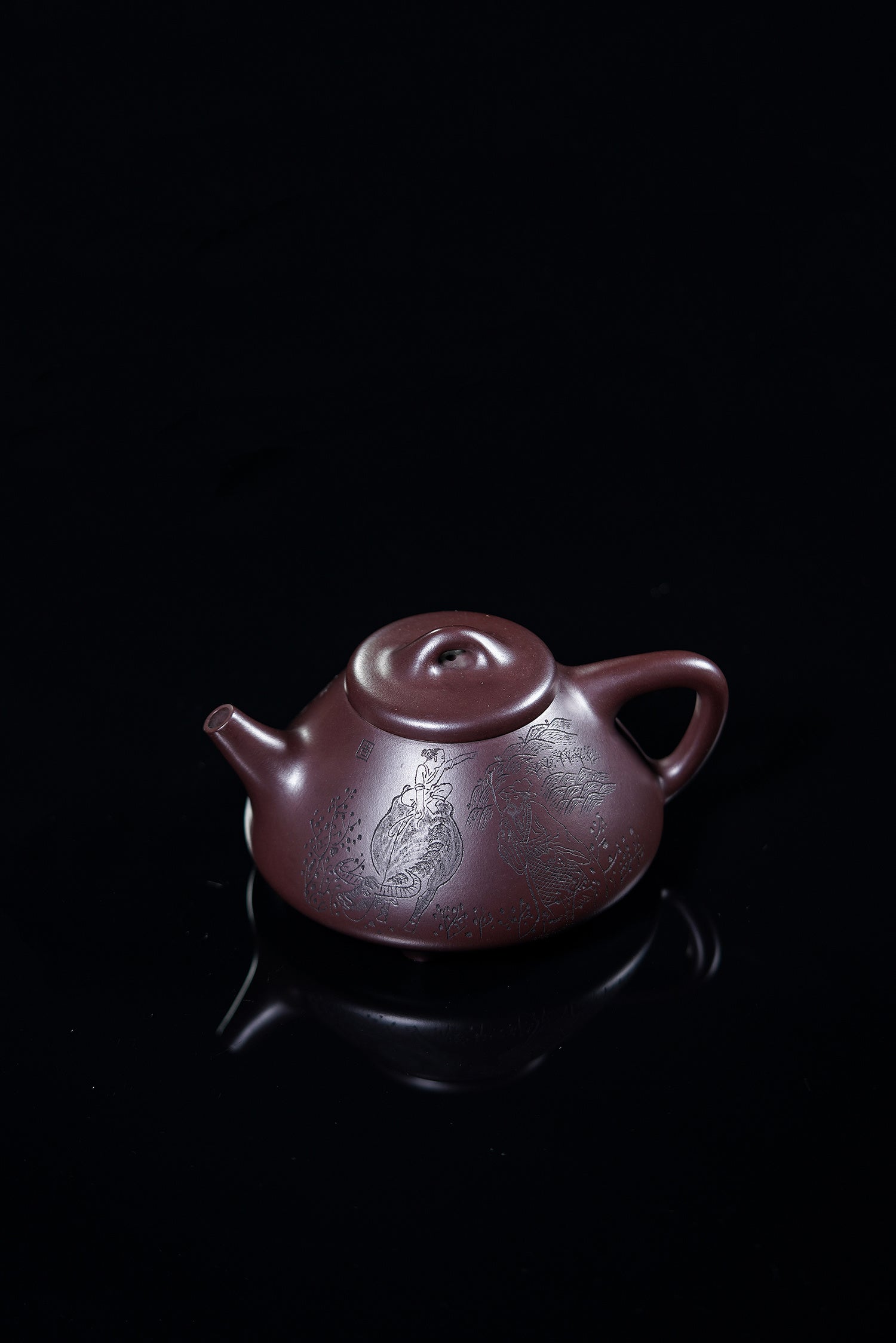 【昌鸿紫砂 礼藏至尊】国大师李昌鸿·臻品福利🧧紫砂泰斗顾景舟传承·双国大师之作【子冶石瓢壶】原矿优质白目紫泥·520cc