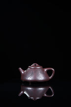 【昌鸿紫砂 礼藏至尊】国大师李昌鸿·臻品福利🧧紫砂泰斗顾景舟传承·双国大师之作【子冶石瓢壶】原矿优质白目紫泥·520cc - ZishaTeapotChina