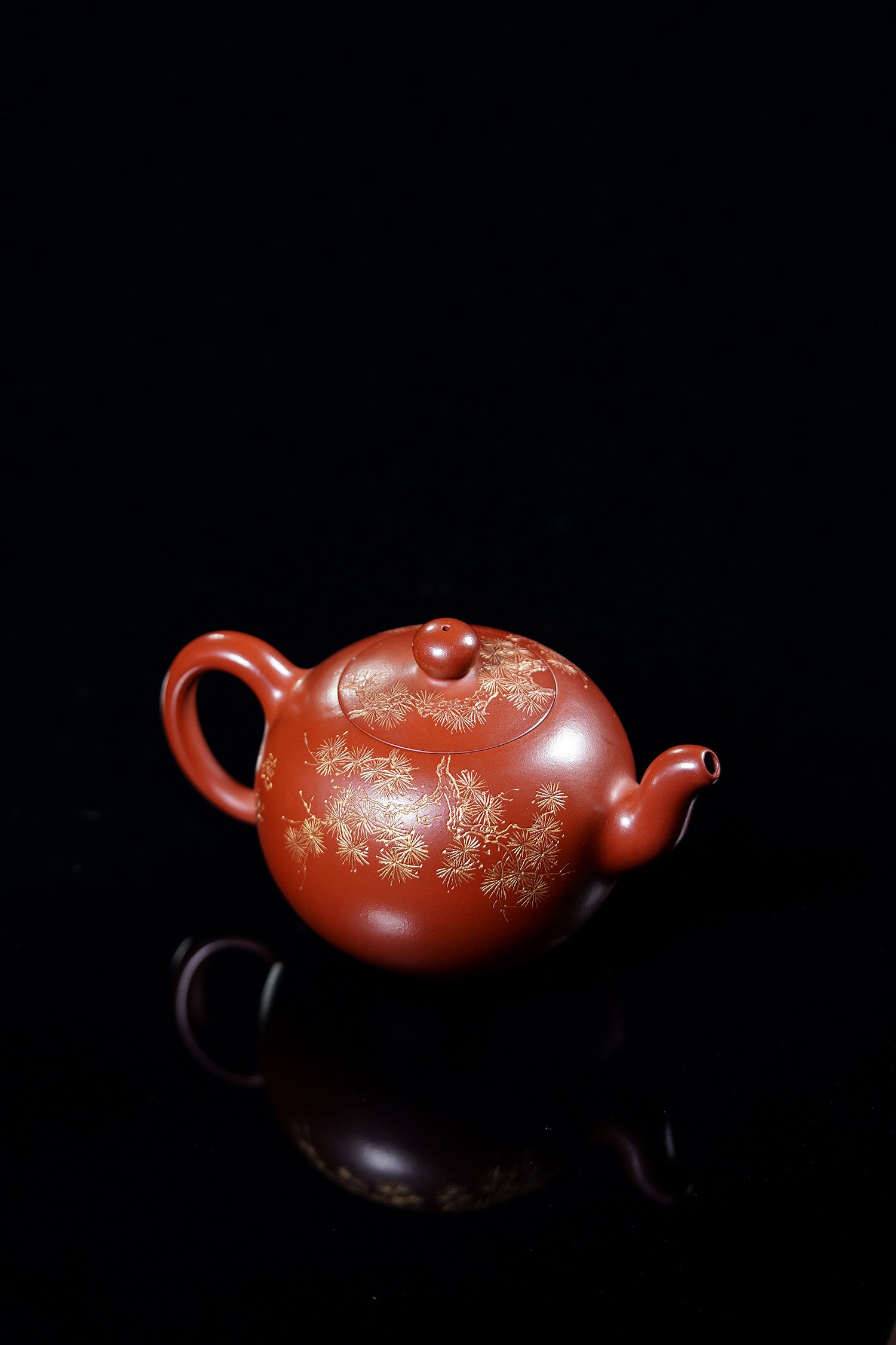 【昌鸿紫砂 礼藏至尊】国大师李昌鸿·臻品福利🧧紫砂泰斗顾景舟传承·双国大师之作【一粒珠壶】原矿优质红皮龙·500cc