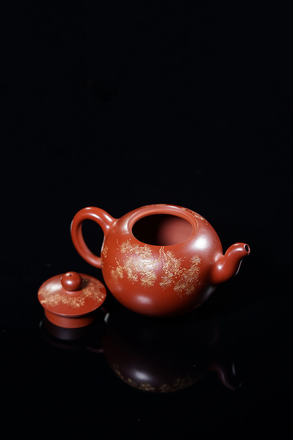 【昌鸿紫砂 礼藏至尊】国大师李昌鸿·臻品福利🧧紫砂泰斗顾景舟传承·双国大师之作【一粒珠壶】原矿优质红皮龙·500cc