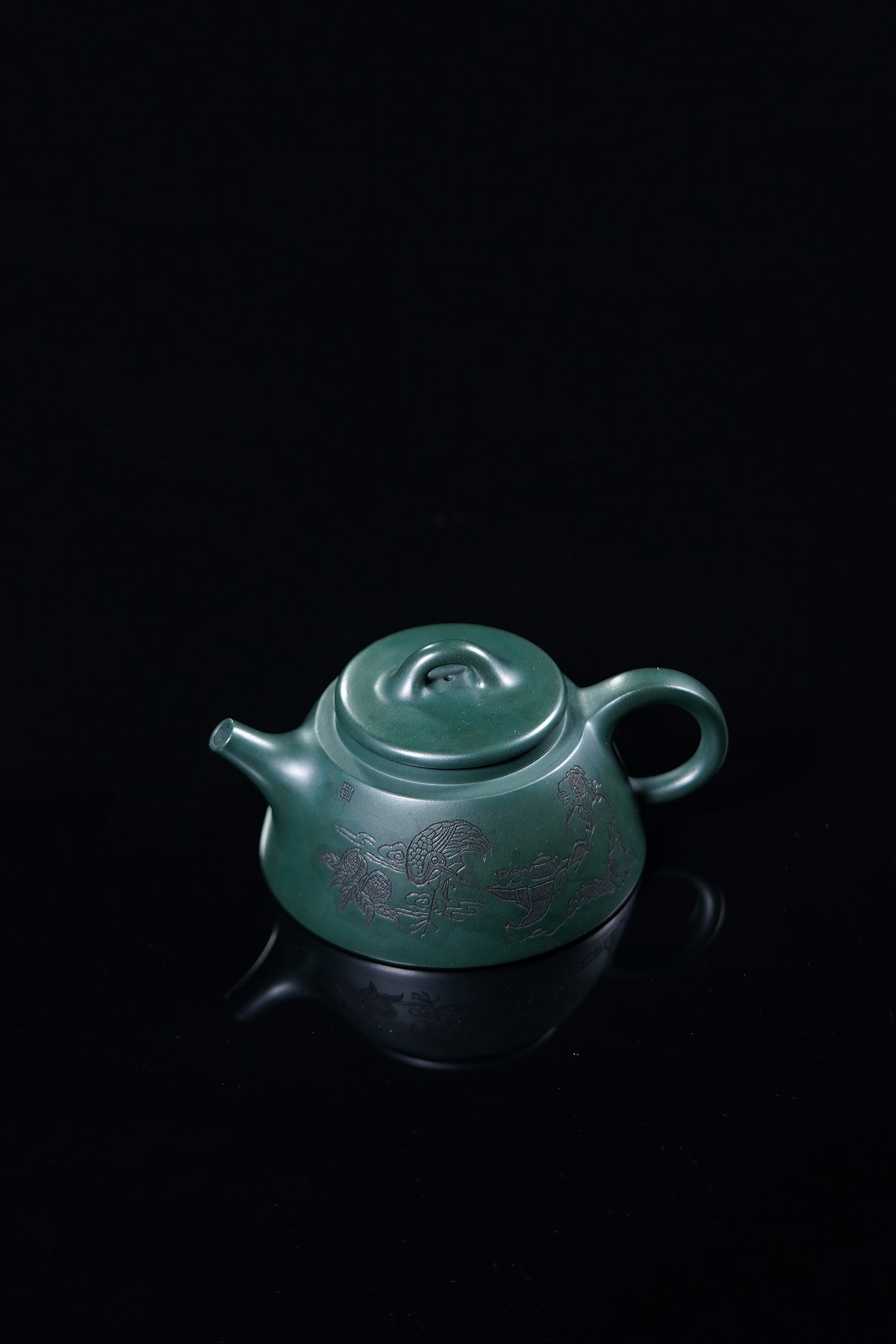 【昌鸿紫砂 礼藏至尊】国大师李昌鸿·臻品福利🧧紫砂泰斗顾景舟传承·双国大师之作【鱼罩壶】优质绿泥·280cc