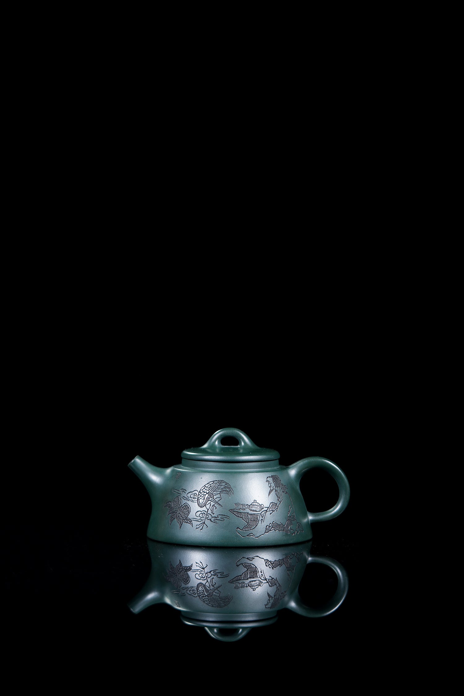 【昌鸿紫砂 礼藏至尊】国大师李昌鸿·臻品福利🧧紫砂泰斗顾景舟传承·双国大师之作【鱼罩壶】优质绿泥·280cc