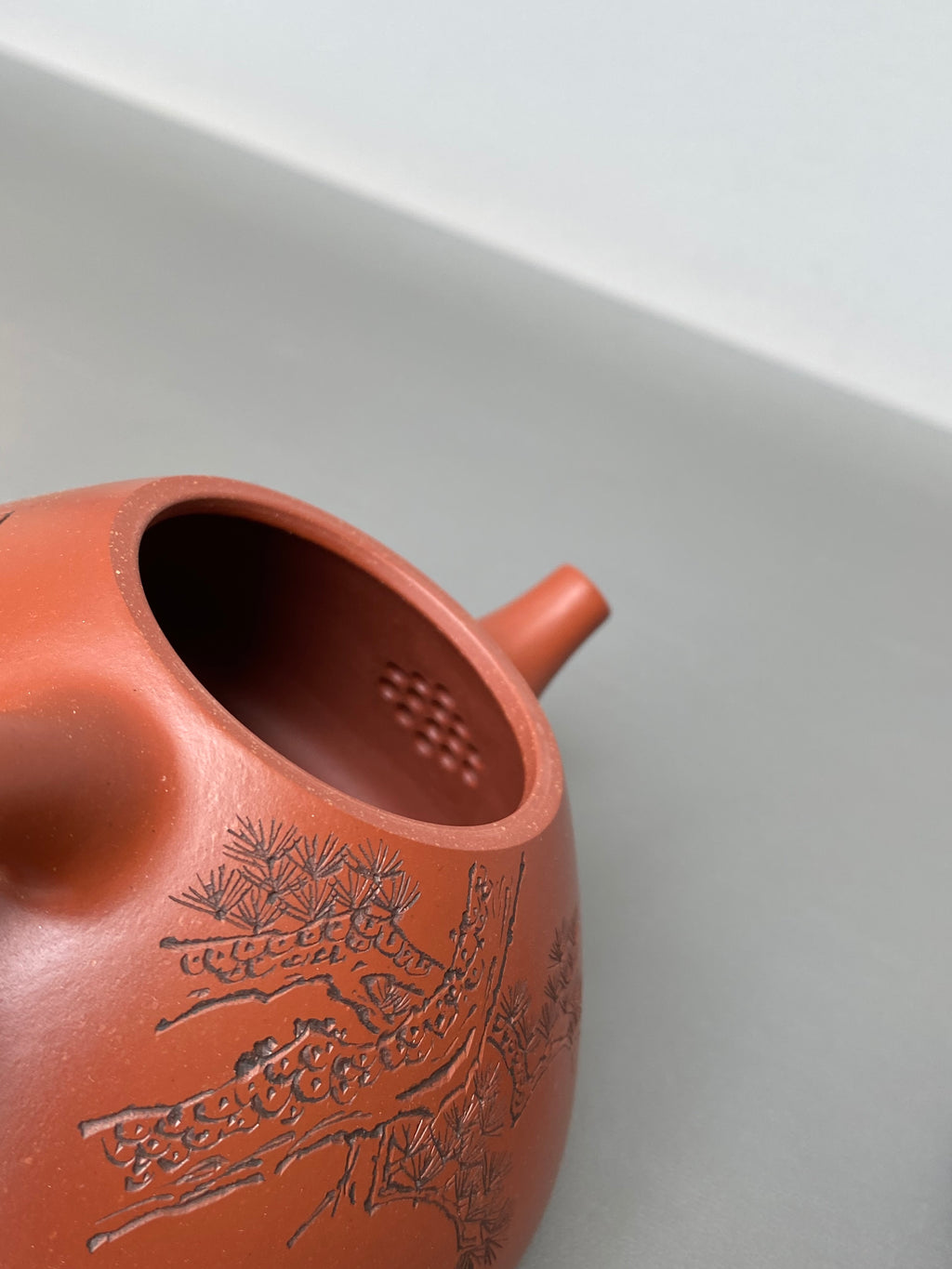 新品❤️｜储立之大拍40万 中国陶瓷艺术终身成就奖获得者 典藏重器【子冶石瓢壶】原矿优质朱泥·260cc