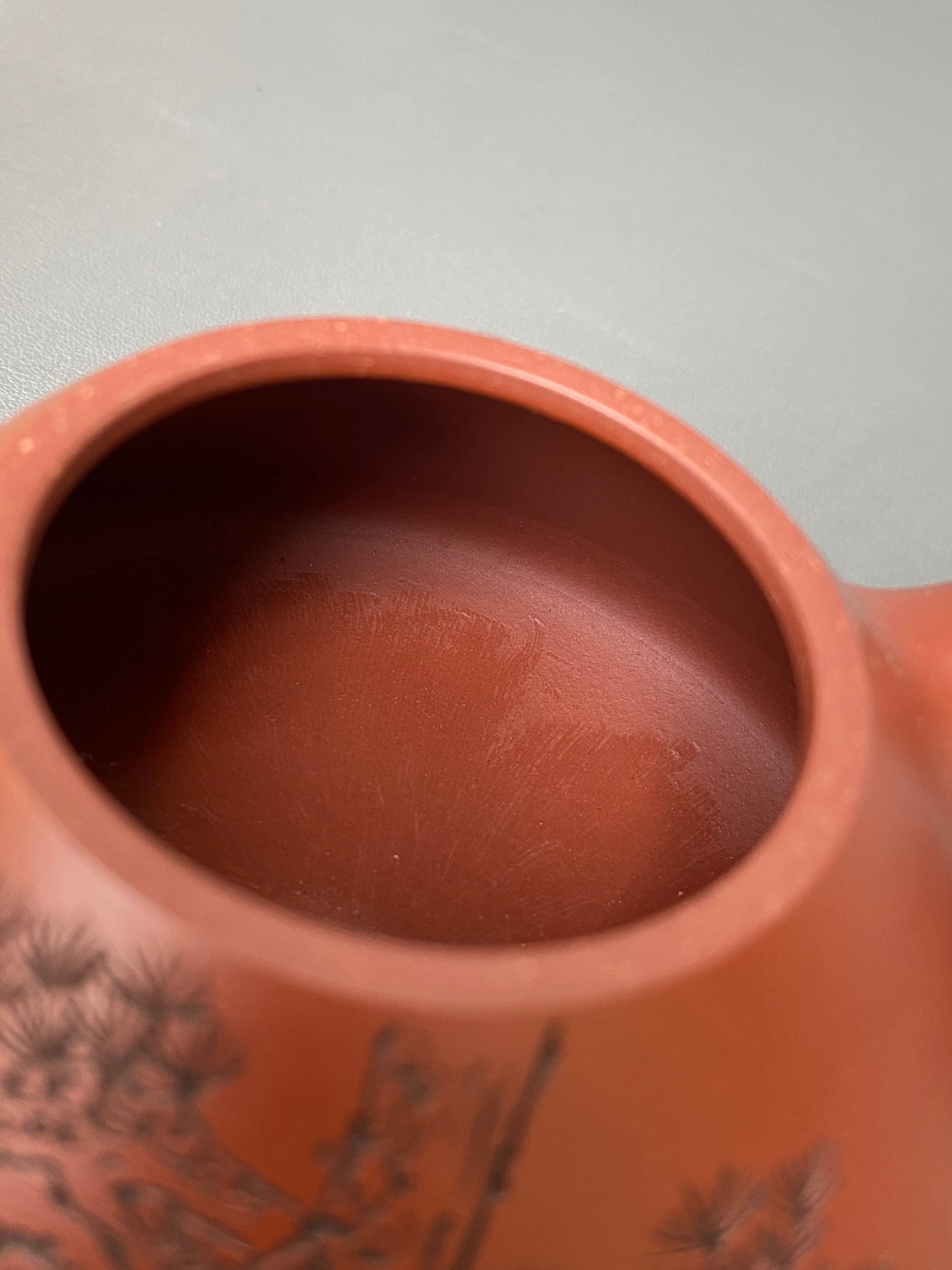 新品❤️｜储立之大拍40万 中国陶瓷艺术终身成就奖获得者 典藏重器【子冶石瓢壶】原矿优质朱泥·260cc