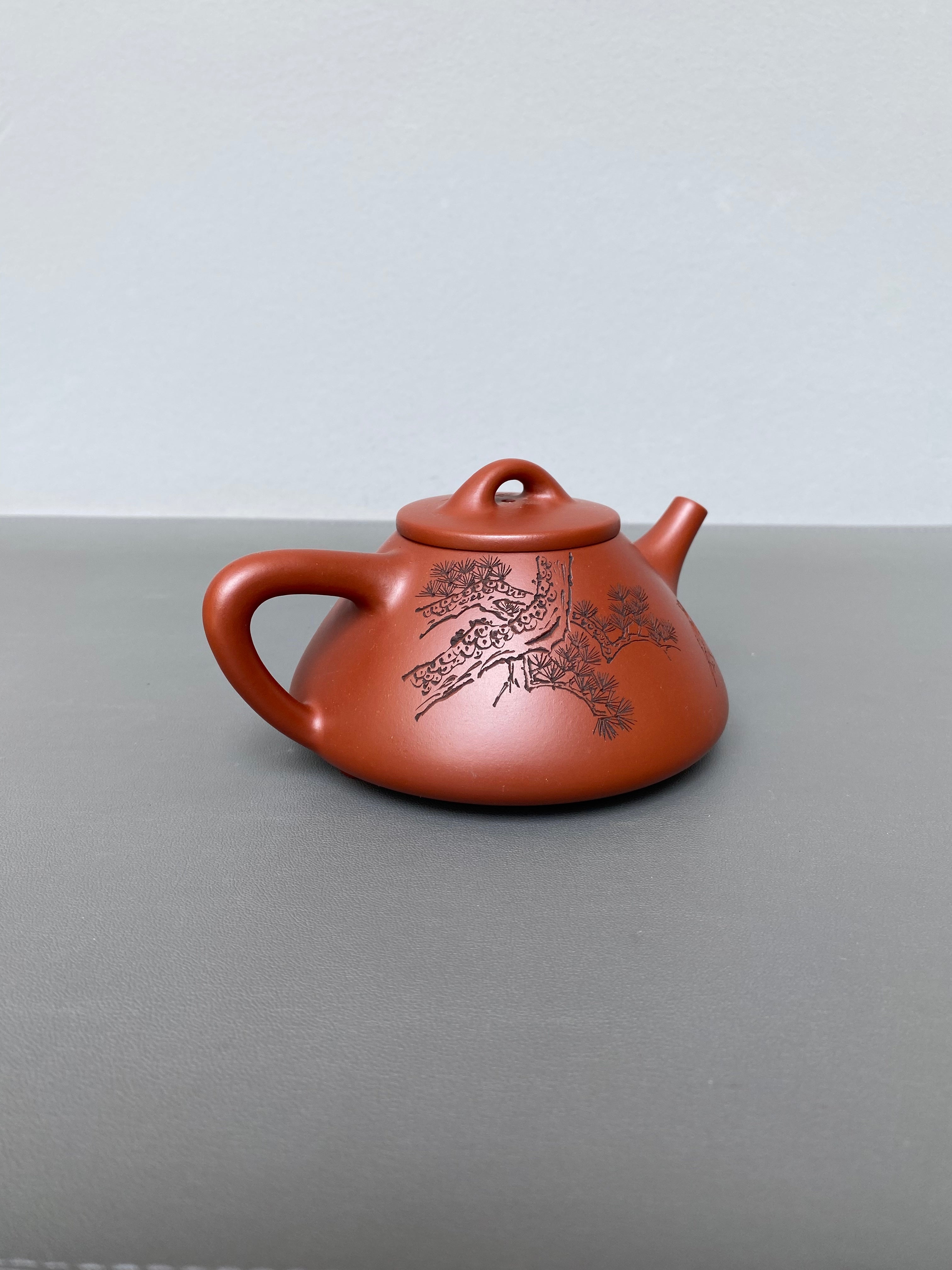 新品❤️｜储立之大拍40万 中国陶瓷艺术终身成就奖获得者 典藏重器【子冶石瓢壶】原矿优质朱泥·260cc