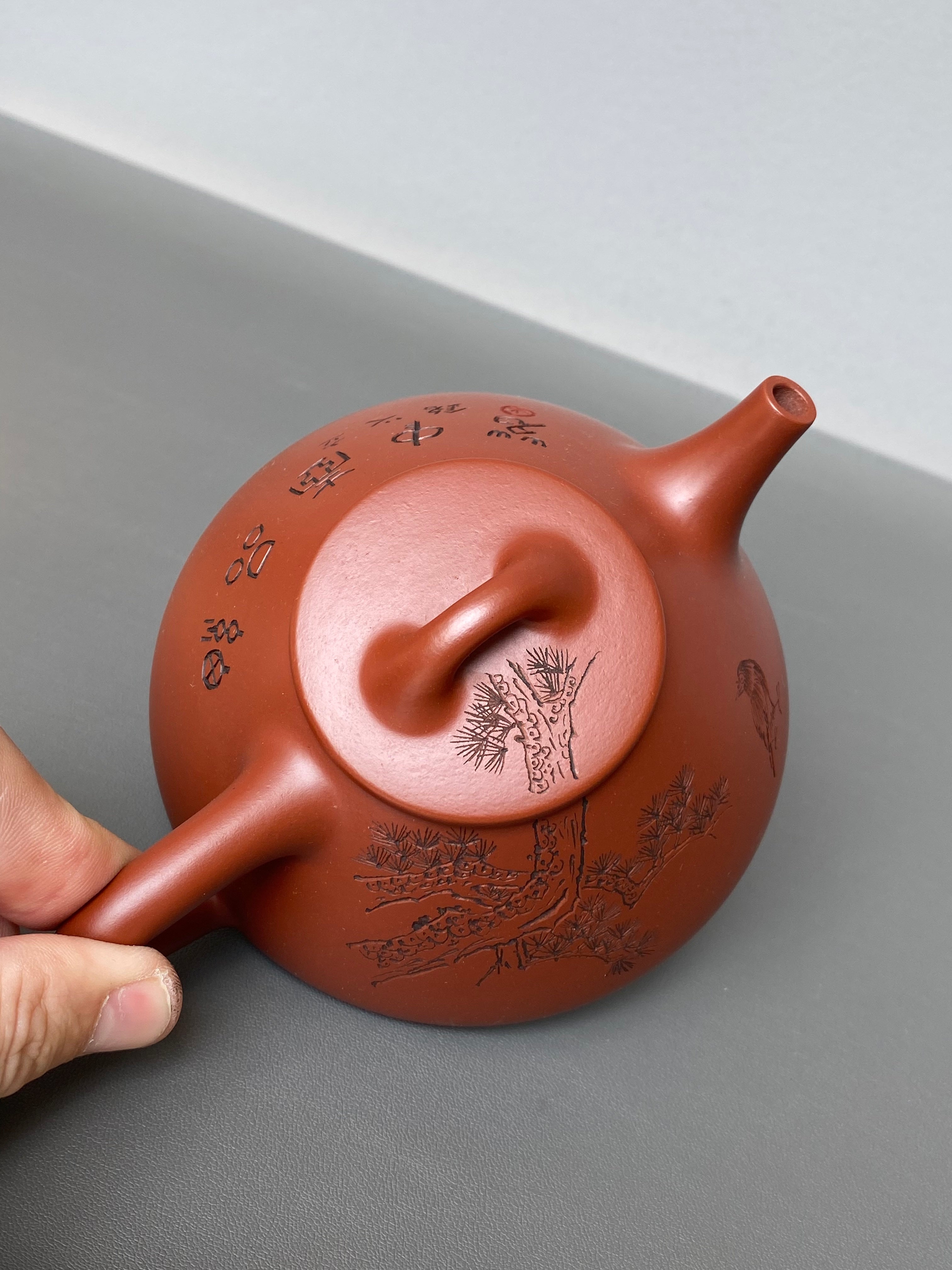 新品❤️｜储立之大拍40万 中国陶瓷艺术终身成就奖获得者 典藏重器【子冶石瓢壶】原矿优质朱泥·260cc