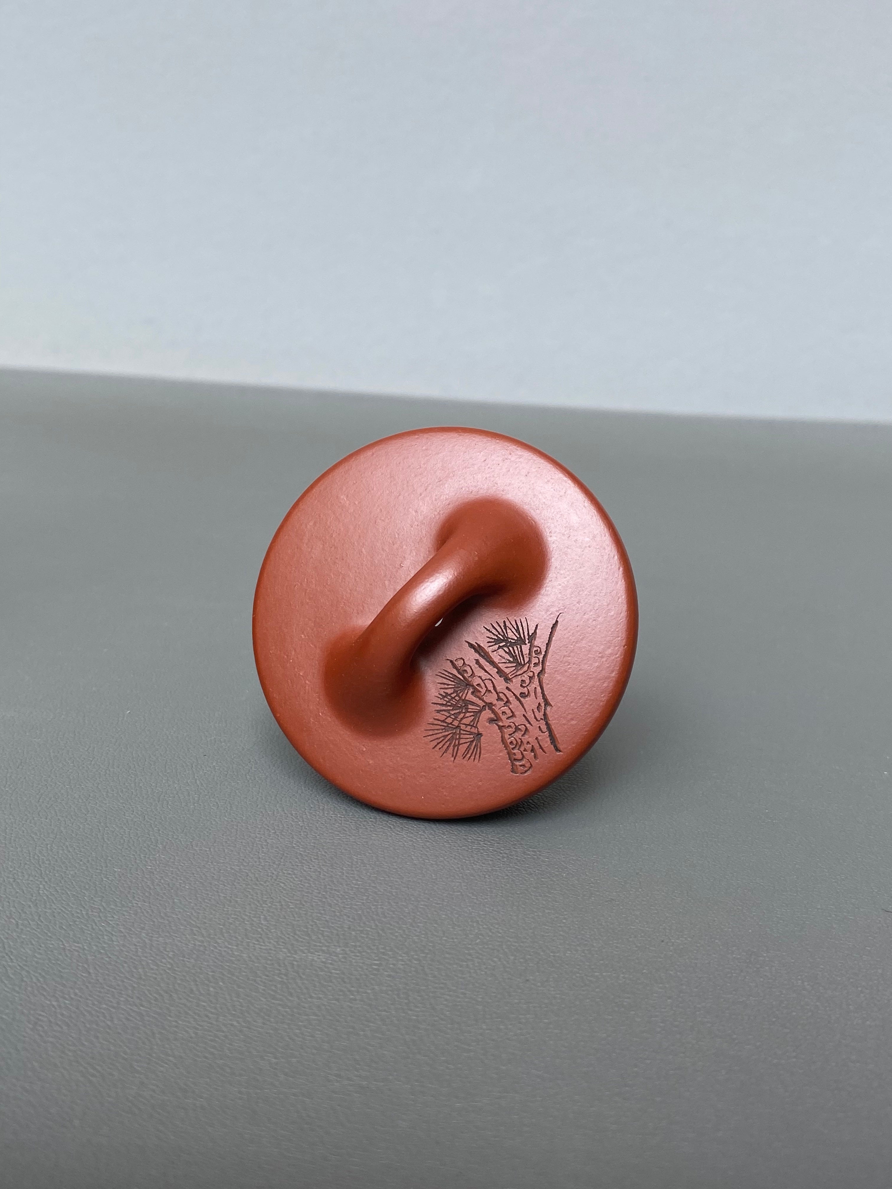 新品❤️｜储立之大拍40万 中国陶瓷艺术终身成就奖获得者 典藏重器【子冶石瓢壶】原矿优质朱泥·260cc