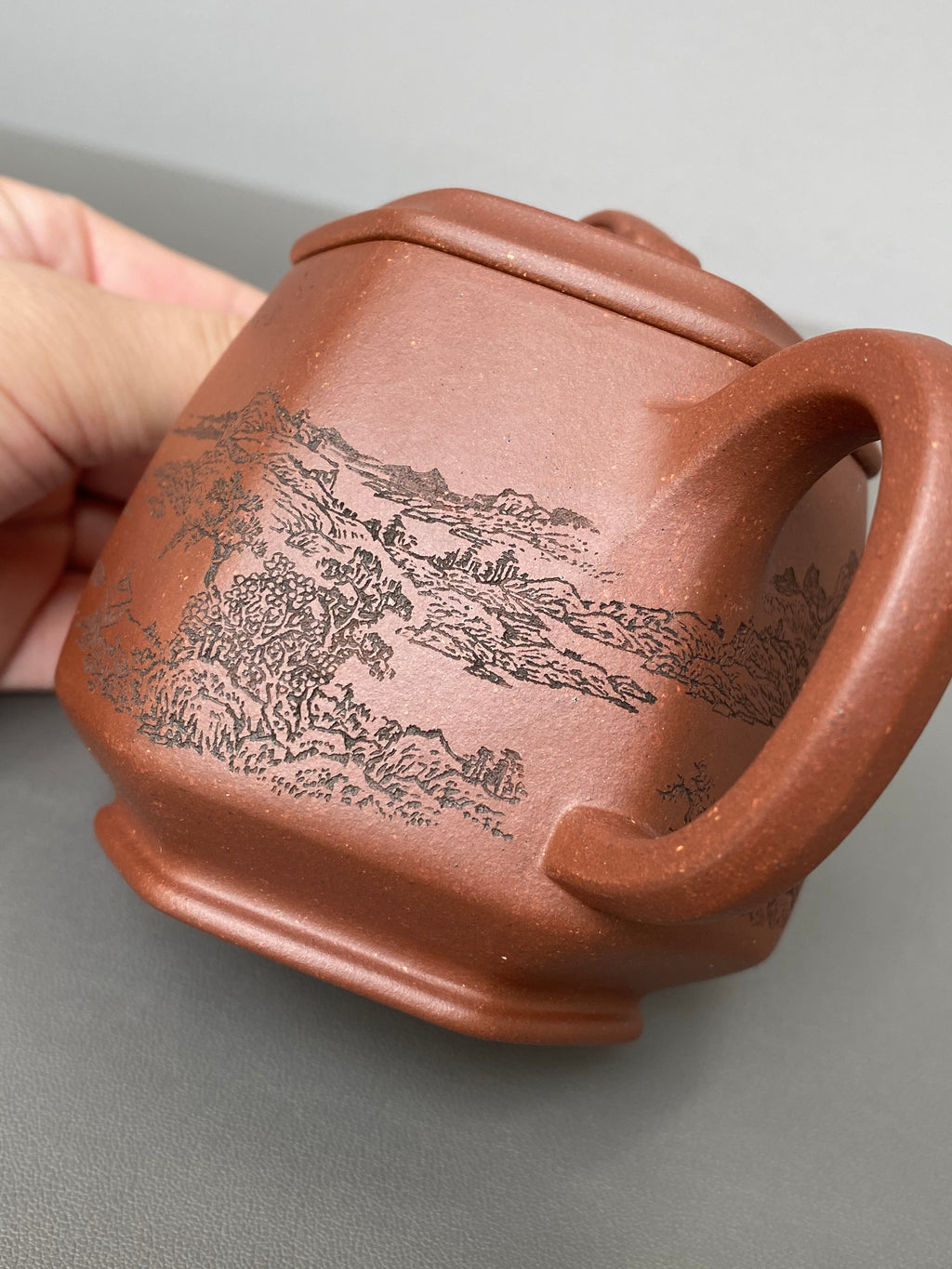 新品首发🧧宏林山水·礼藏天下｜陈宏林大师传世巅峰臻品【六方云顶壶】原矿优质底槽清·280cc