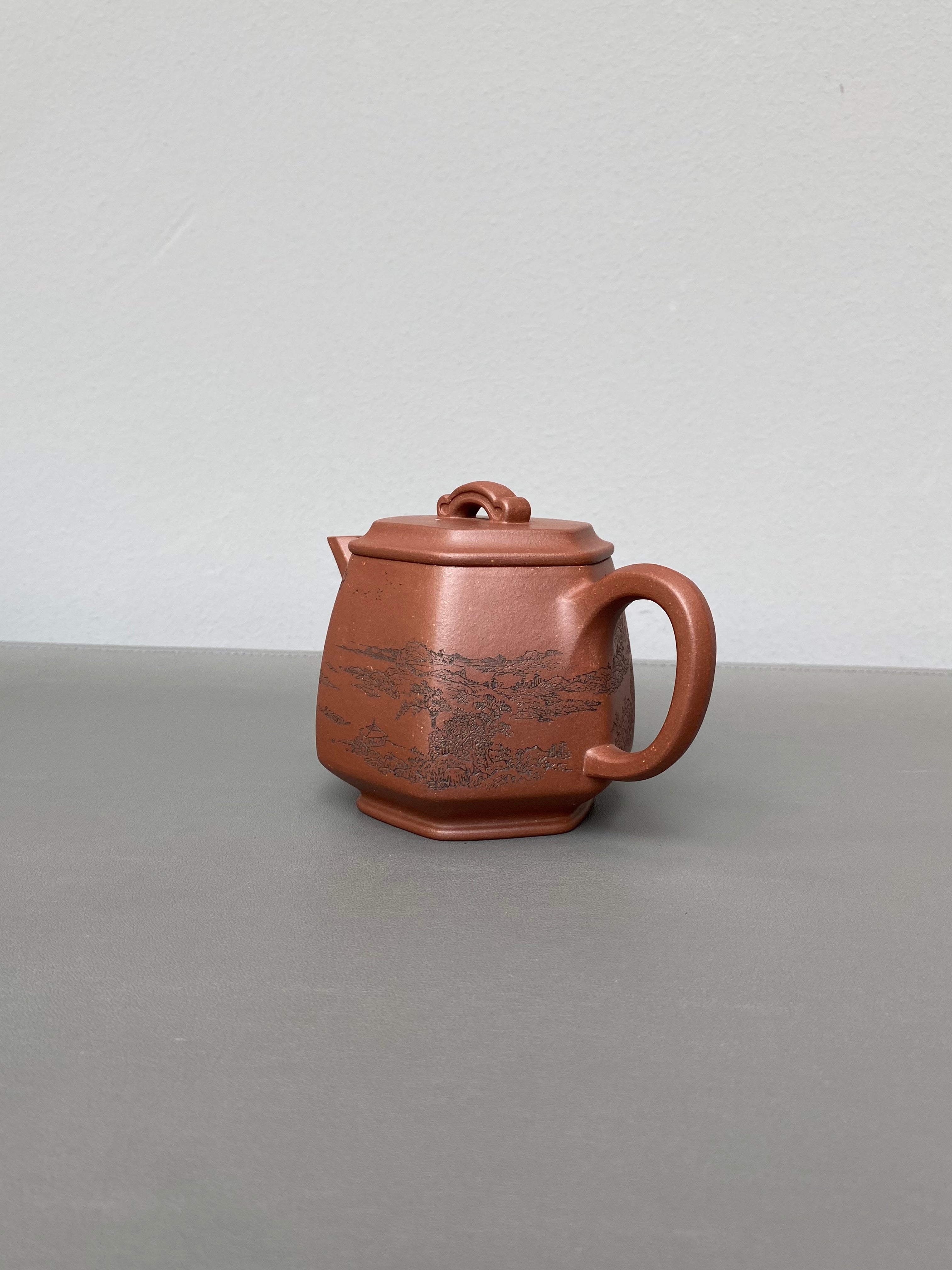 新品首发🧧宏林山水·礼藏天下｜陈宏林大师传世巅峰臻品【六方云顶壶】原矿优质底槽清·280cc