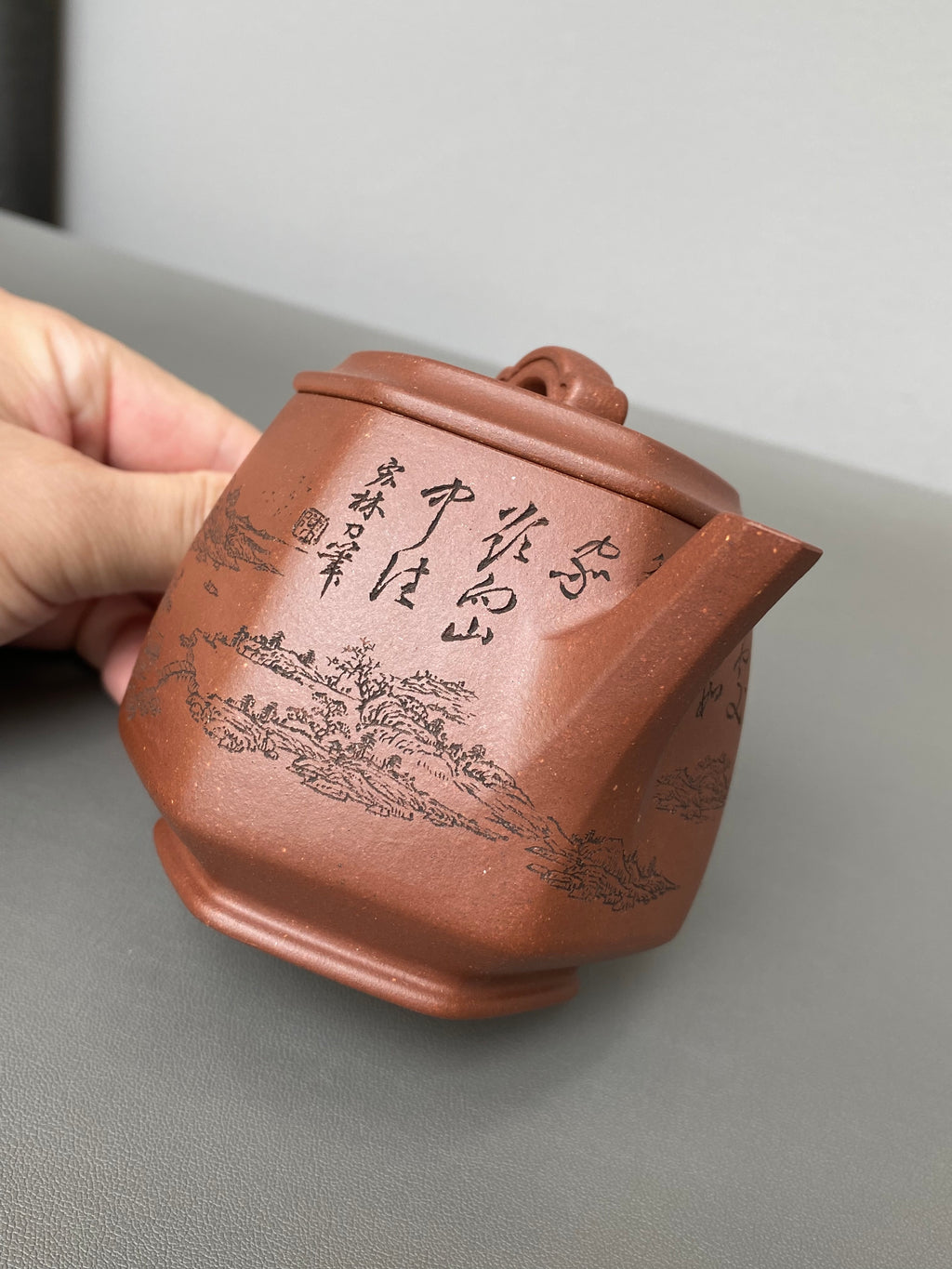 新品首发🧧宏林山水·礼藏天下｜陈宏林大师传世巅峰臻品【六方云顶壶】原矿优质底槽清·280cc
