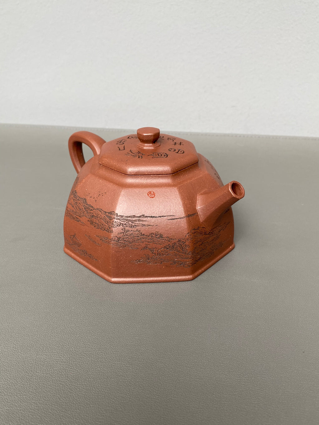 新品首发🧧宏林山水·礼藏天下｜陈宏林大师传世巅峰臻品【八方井栏壶】原矿优质底槽清·280cc - ZishaTeapotChina
