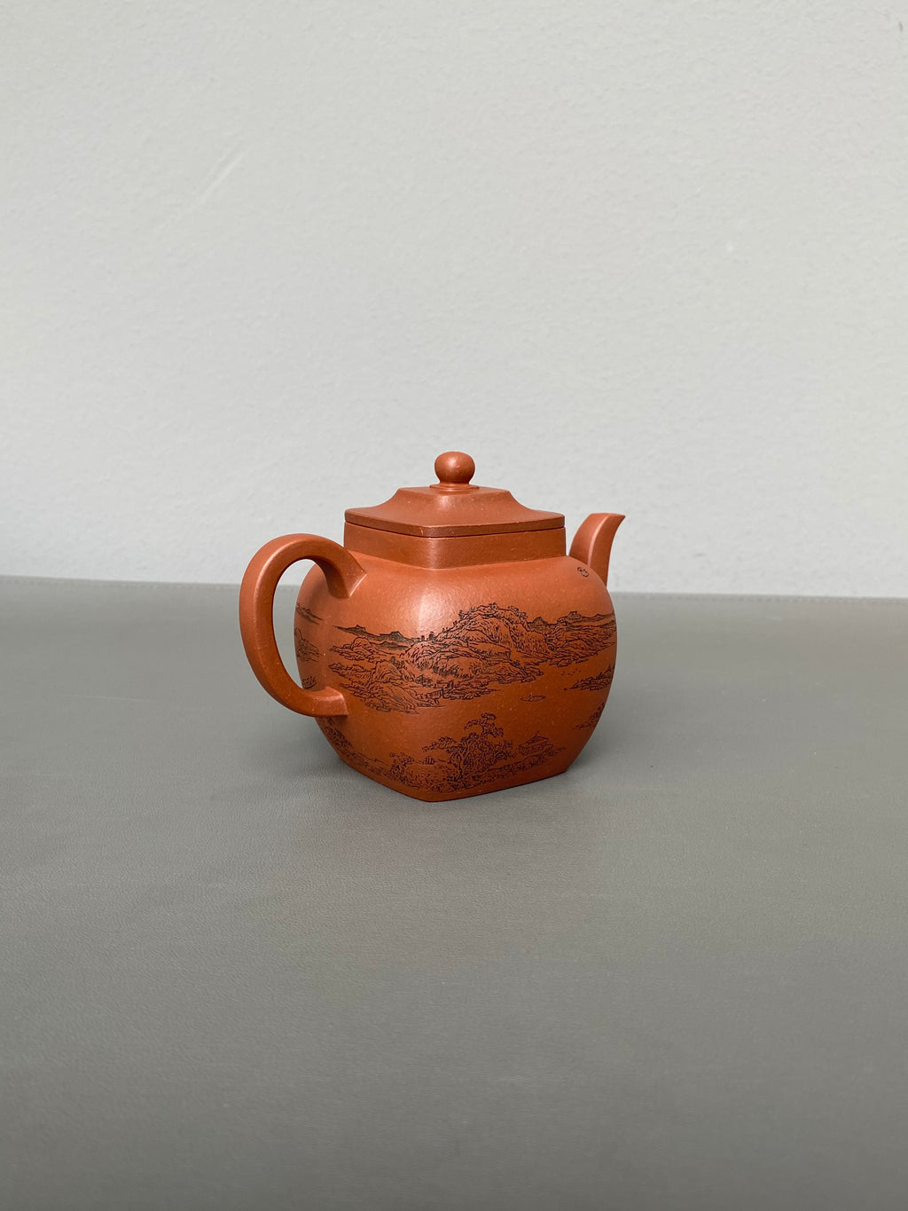 新品首发🧧宏林山水·礼藏天下｜陈宏林大师传世巅峰臻品【鸣远四方壶】原矿优质清水泥·170cc